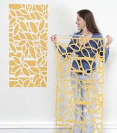 ステンシルシートを外す